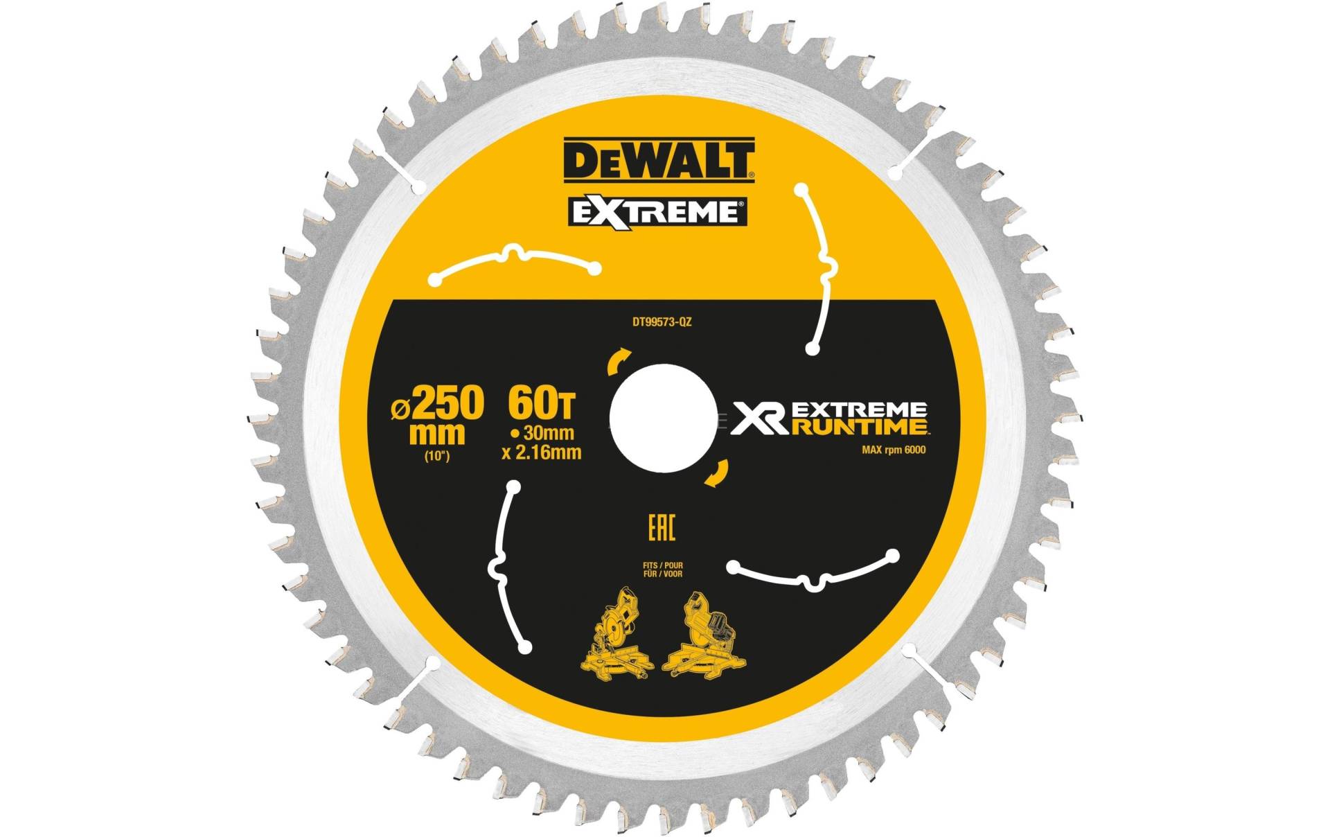 DeWalt Kreissägeblatt »250 x 30 mm«, (1 St.) von Dewalt