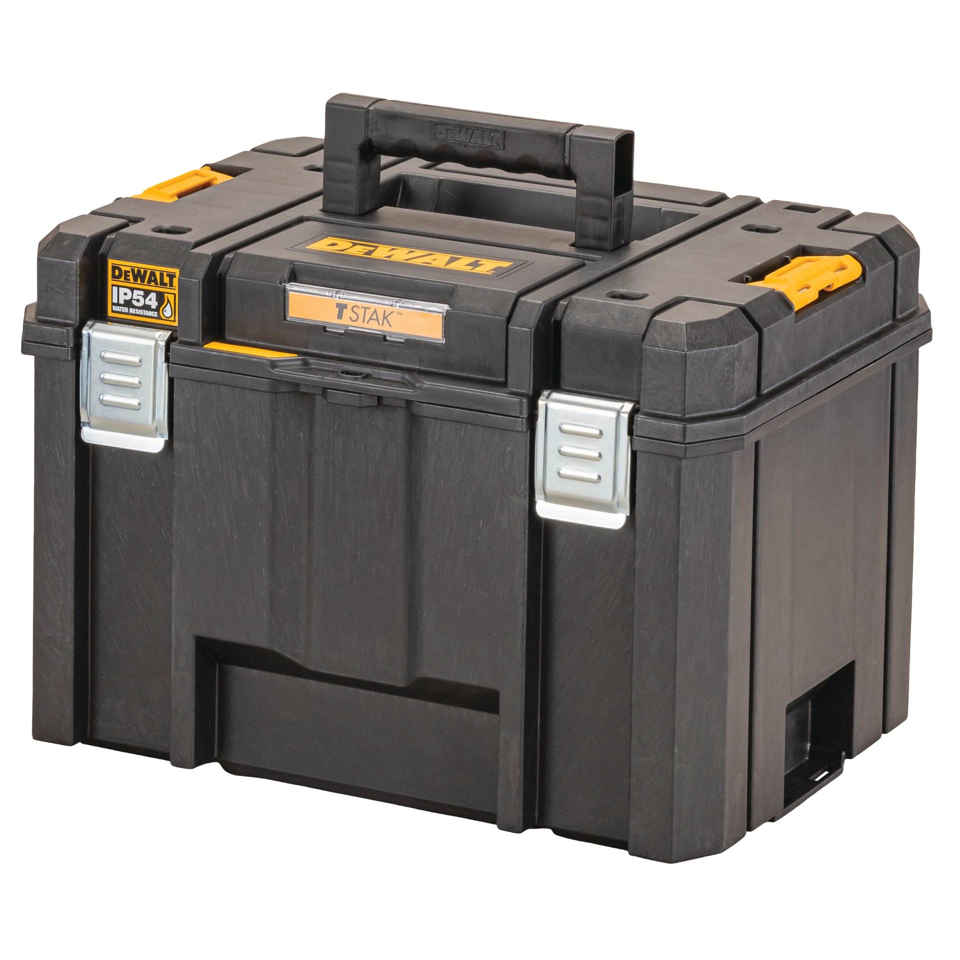 DeWalt Werkzeugkoffer »DWST83346-1 T STAK VI Tiefe Werkzeugbox - TSTAK™ Sytem«, 440 x 330 x 300 mm - IP54 - 44 l - bis 30 kg von Dewalt