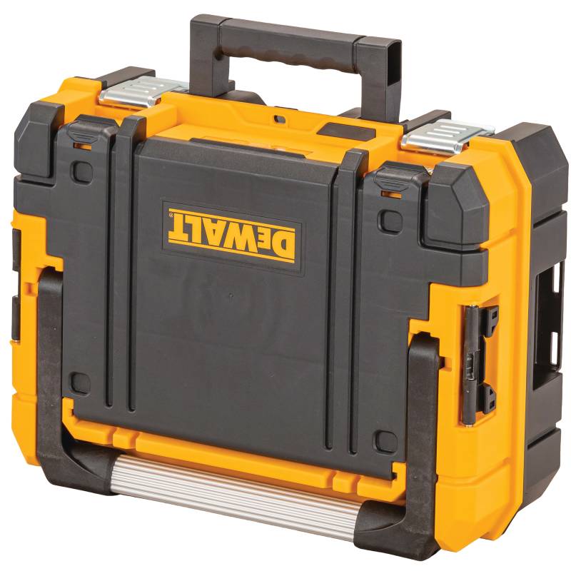 DeWalt Werkzeugkoffer »TSTAK I DWST83344-1 Werkzeugbox Werkzeugkoffer Schwarz/Gelb«, Basiselement für TSTAK Systemboxen, IP54 Schutz Schaumstoffeinlage von Dewalt