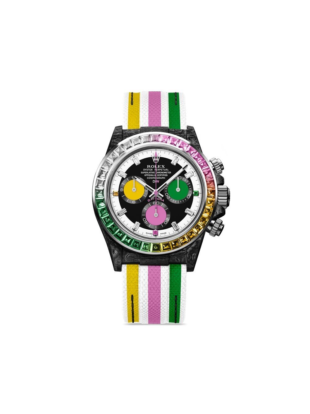 DiW (Designa Individual Watches) pre-owned customised Daytona 40mm - White von DiW (Designa Individual Watches)