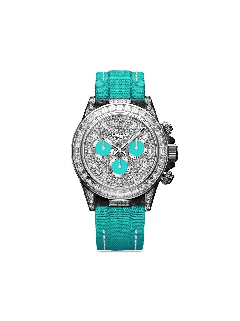 DiW (Designa Individual Watches) pre-owned customised Daytona Artistic 40mm - Silver von DiW (Designa Individual Watches)