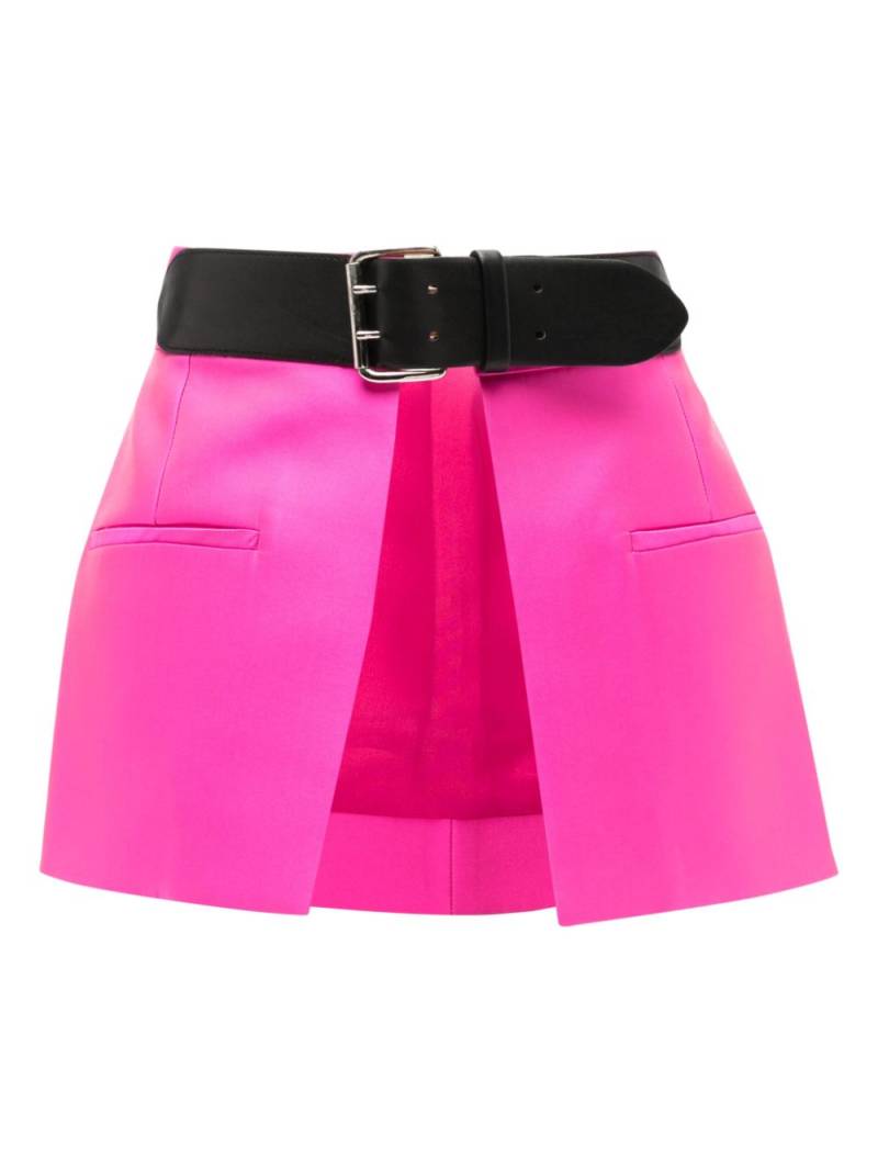 Dice Kayek High-waisted peplum belt skirt - Pink von Dice Kayek