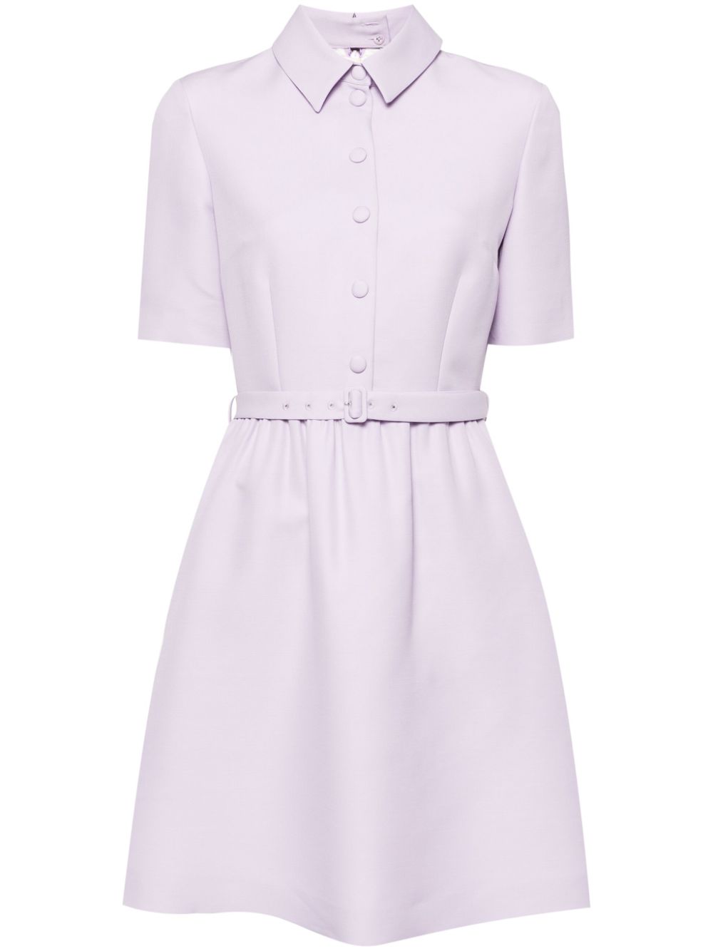 Dice Kayek belt-detail short-sleeves dress - Purple von Dice Kayek