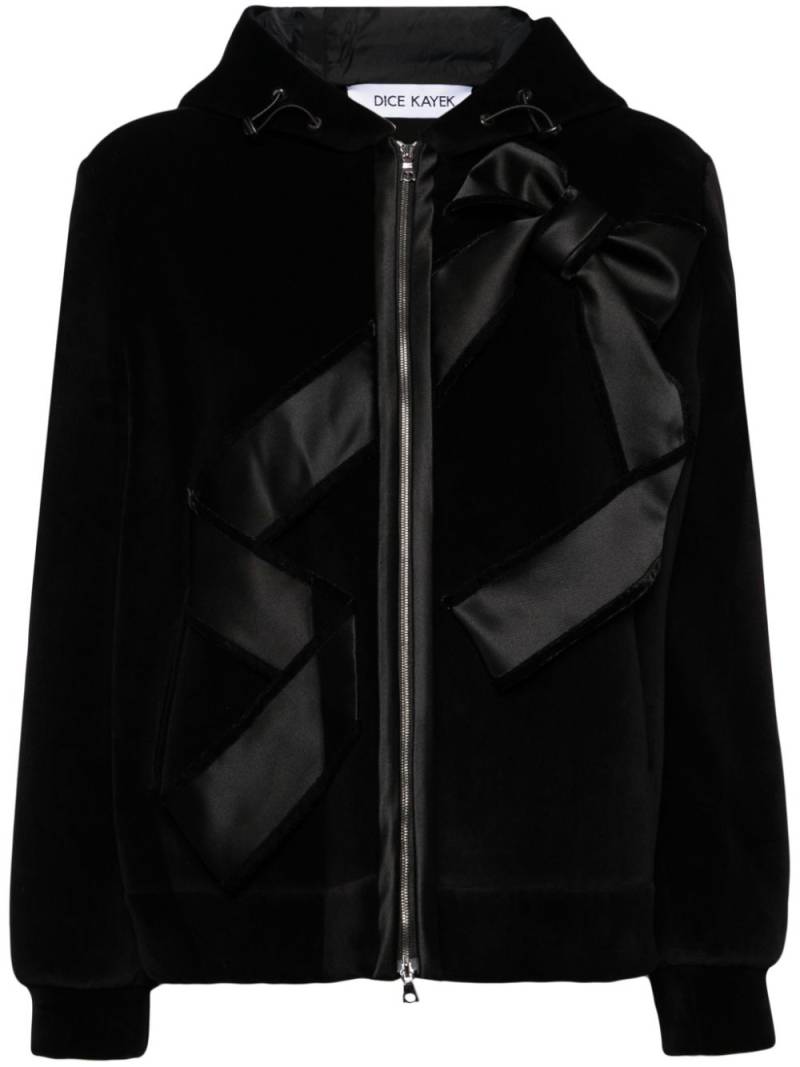 Dice Kayek bow-embellished jacket - Black von Dice Kayek