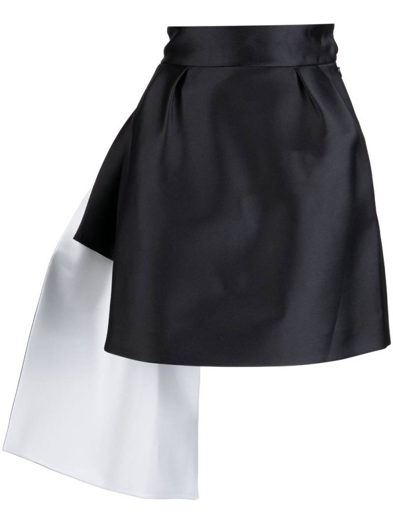 Dice Kayek draped high-waisted mini skirt - Black von Dice Kayek