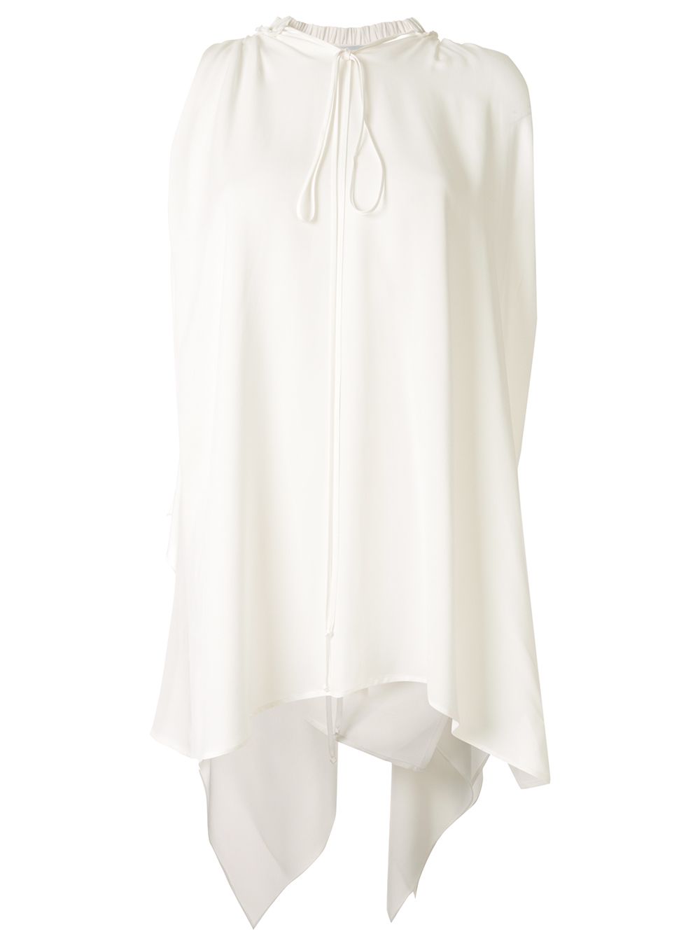 Dice Kayek long sleeveless tunic top - White von Dice Kayek