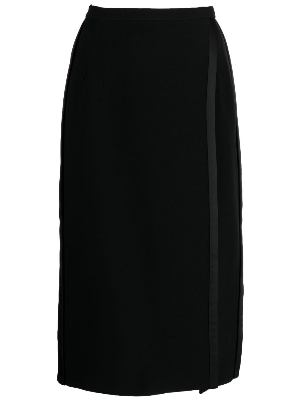 Dice Kayek overlapping-panel high-waist skirt - Black von Dice Kayek