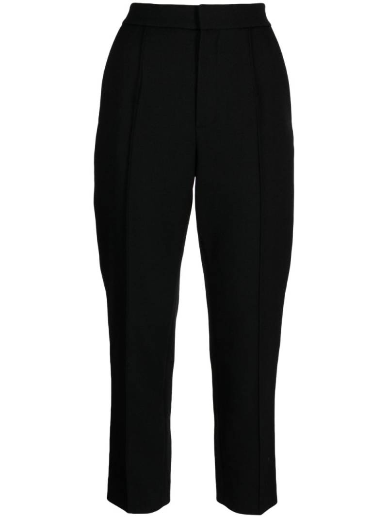 Dice Kayek pressed-crease straight-leg trousers - Black von Dice Kayek