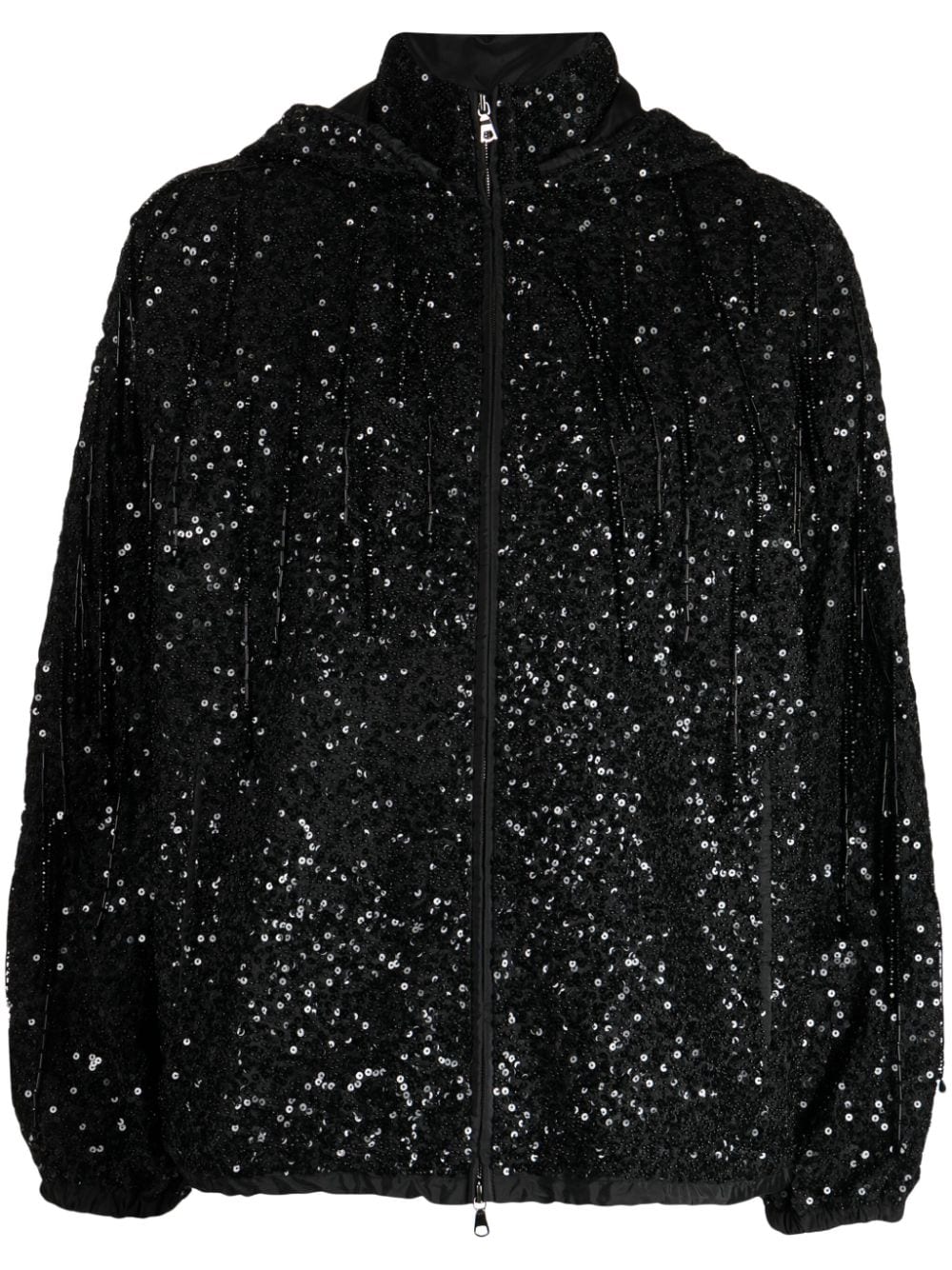 Dice Kayek sequin-embellished bomber jacket - Black von Dice Kayek