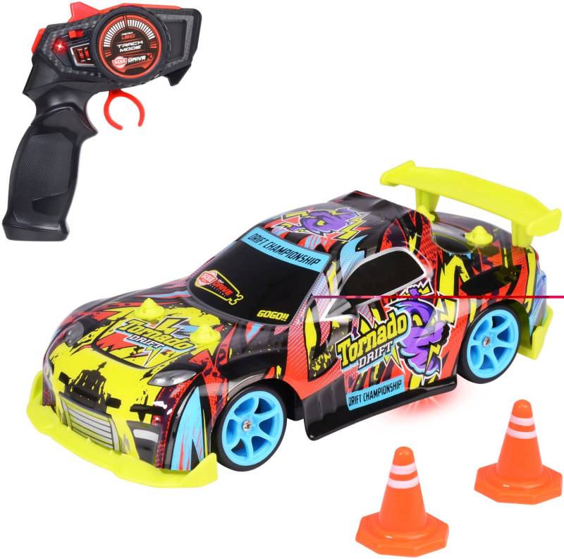 Dickie Toys RC-Auto »RC Tornado Drift, 2,4 GHz«, mit Beleuchtung und Allradantrieb von Dickie Toys