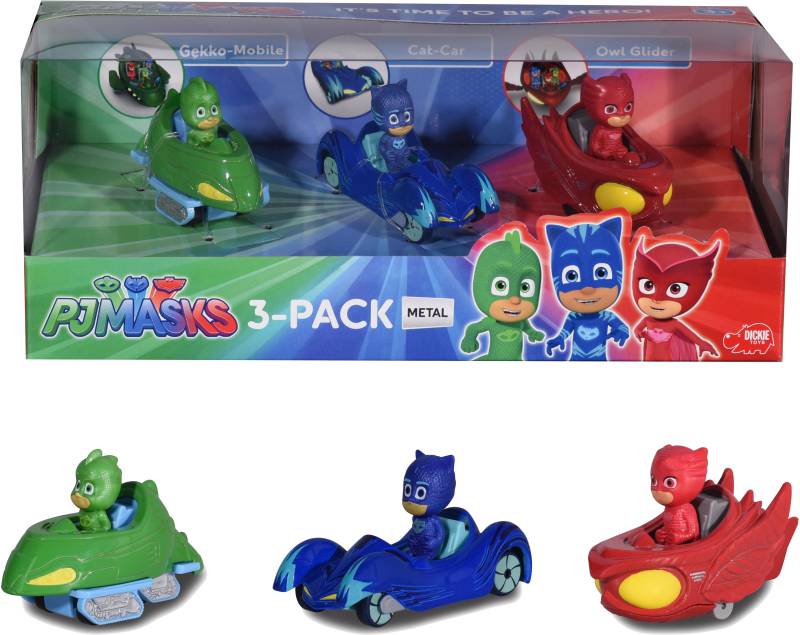 Dickie Toys Spielzeug-Auto »PJ Masks 3-Pack«, (Set, 3 tlg.) von Dickie Toys