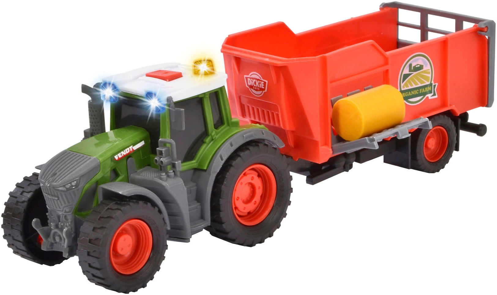 Dickie Toys Spielzeug-Traktor »Fendt Farm Trailer«, mit Licht und Sound von Dickie Toys