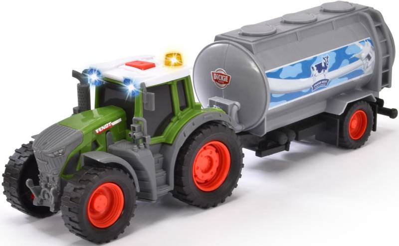 Dickie Toys Spielzeug-Traktor »Fendt mit Milch-Anhänger«, mit Licht und Sound von Dickie Toys