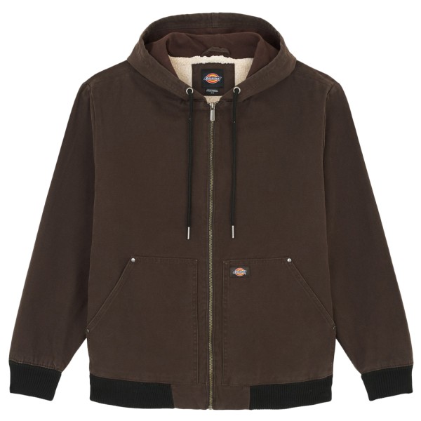 Dickies - Dickies Hooded Duck Canvas Jacket - Winterjacke Gr L braun von Dickies