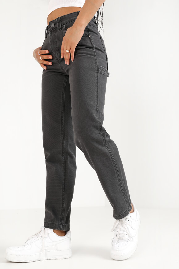 Dickies Duck Canvas-Carpenter-Jeans | Stone Washed Black | Damen  | 24 von Dickies