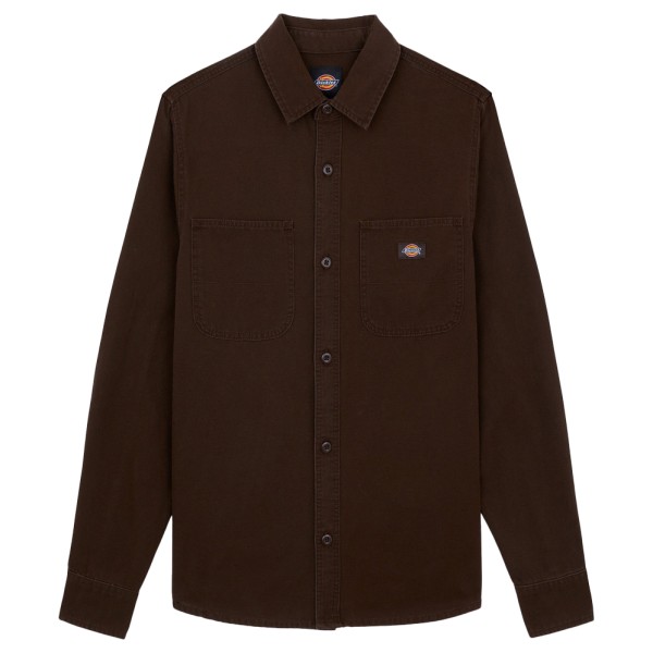 Dickies - Duck Canvas L/S Shirt - Hemd Gr M braun von Dickies