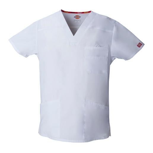 Dickies EDS Signature Kasack mit V-Ausschnitt Herren Grösse: 5XL, Farbe: Weiss Dickies EDS Signature Kasack mit V-Ausschnitt Herren Grösse: 5XL, Farbe: Weiss von Dickies