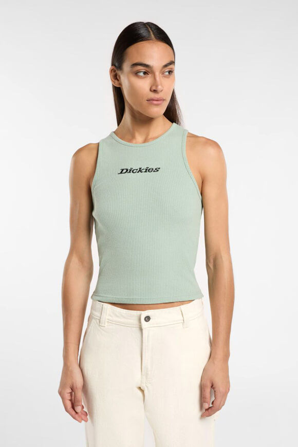 Dickies Geripptes Tanktop | Iceberg Green | Damen  | M von Dickies