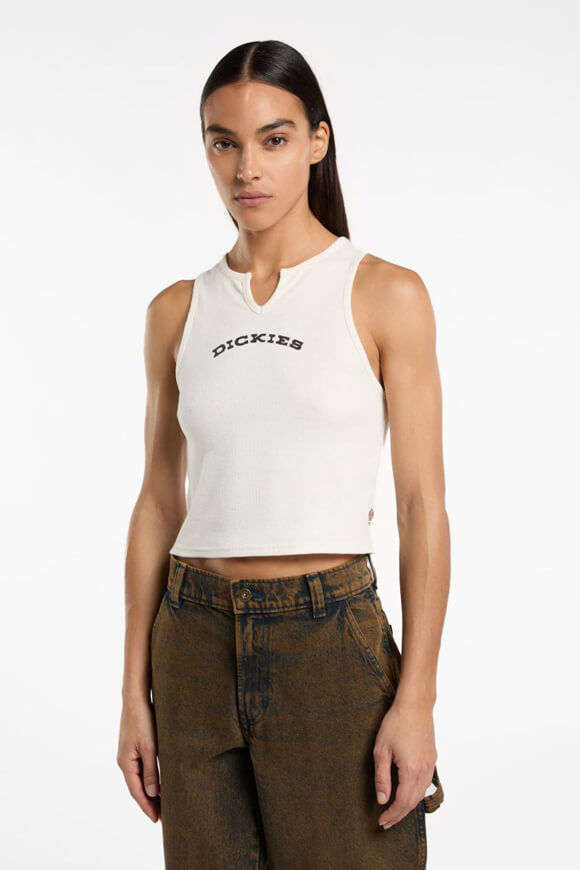 Dickies Geripptes Tanktop | Offwhite | Damen  | M von Dickies