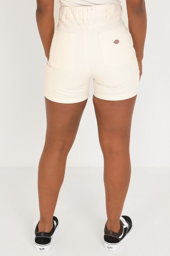 Dickies High Waist Jeansshorts | Offwhite | Damen  | 24 von Dickies