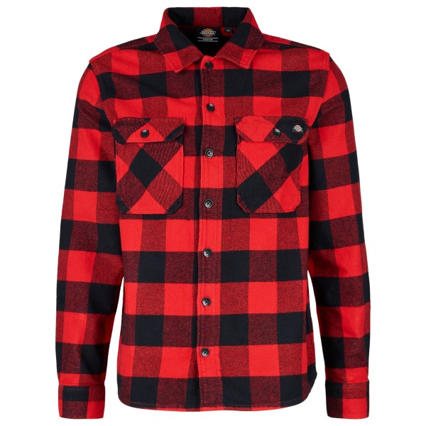 Dickies - New Sacramento Shirt - Hemd Gr M rot von Dickies