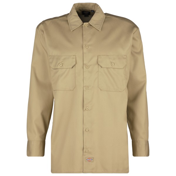 Dickies - Work Shirt L/S Recycled - Hemd Gr L;M;S;XL;XXL beige;schwarz von Dickies