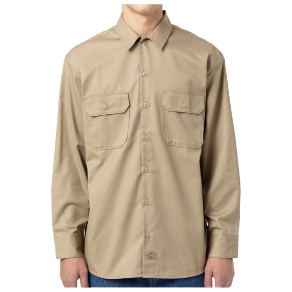 Dickies - Work Shirt L/S Recycled - Hemd Gr L beige von Dickies