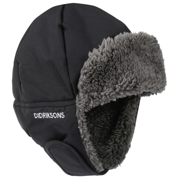 Didriksons - Kid's Biggles Cap 6 - Mütze Gr 50 cm schwarz/grau von Didriksons