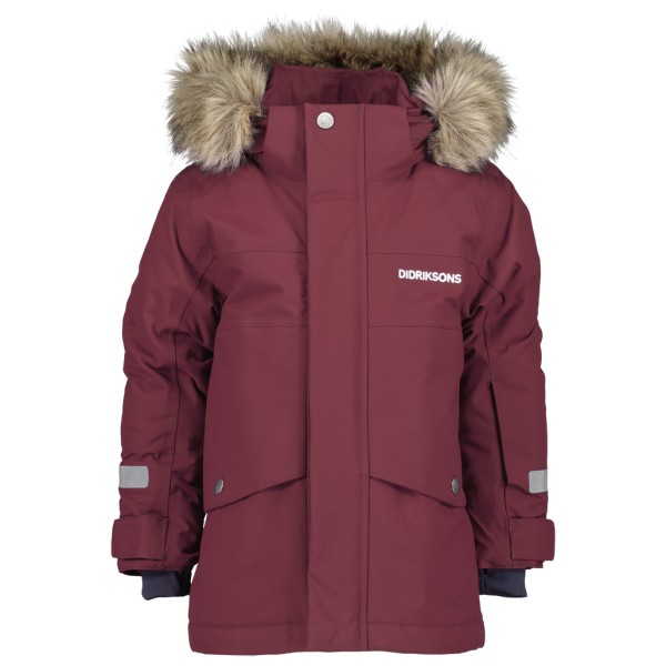 Didriksons - Kid's Bjärven Parka 3 - Parka Gr 110 rot von Didriksons