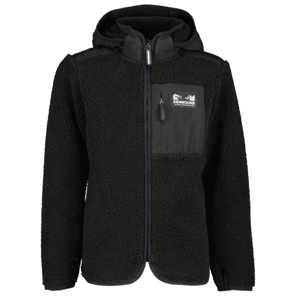 Didriksons - Kid's Exa Full-Zip 2 - Fleecejacke Gr 100 schwarz von Didriksons