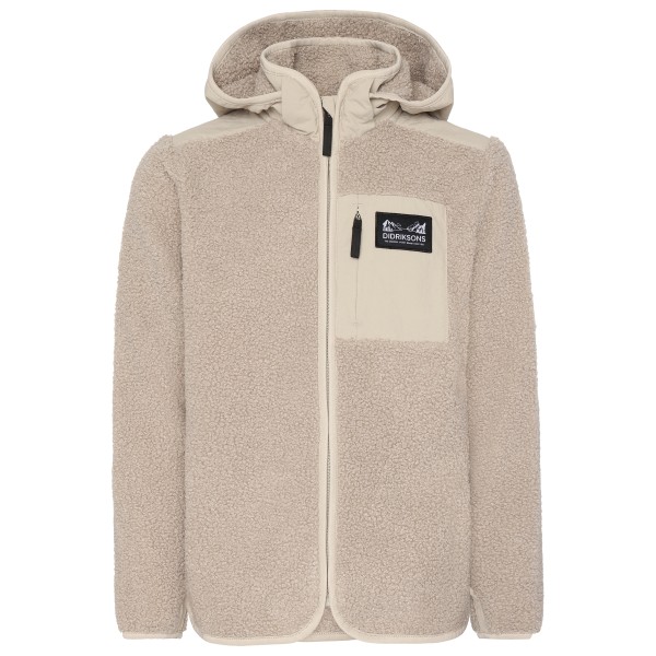 Didriksons - Kid's Exa Full-Zip 2 - Fleecejacke Gr 120 beige von Didriksons