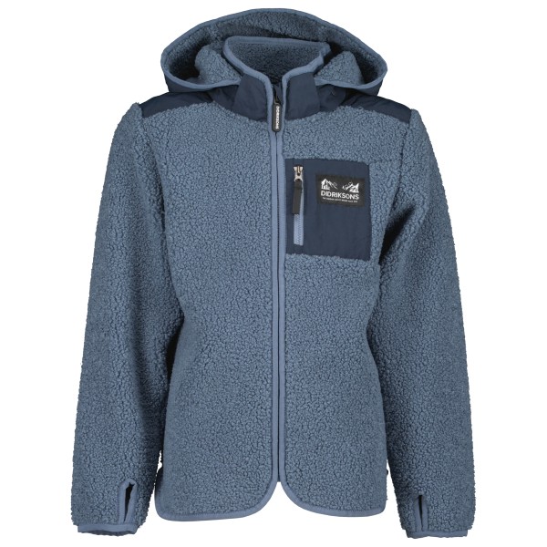 Didriksons - Kid's Exa Full Zip - Fleecejacke Gr 120 blau von Didriksons