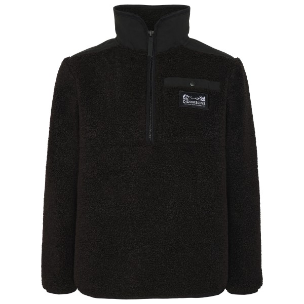 Didriksons - Kid's Exa Half-Zip - Fleecepullover Gr 120 schwarz von Didriksons