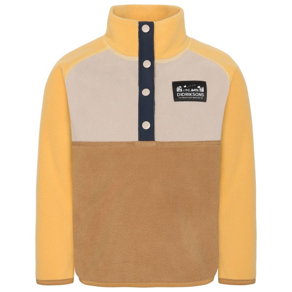 Didriksons - Kid's Monte Half-Buttoned 4 - Fleecepullover Gr 110 beige von Didriksons