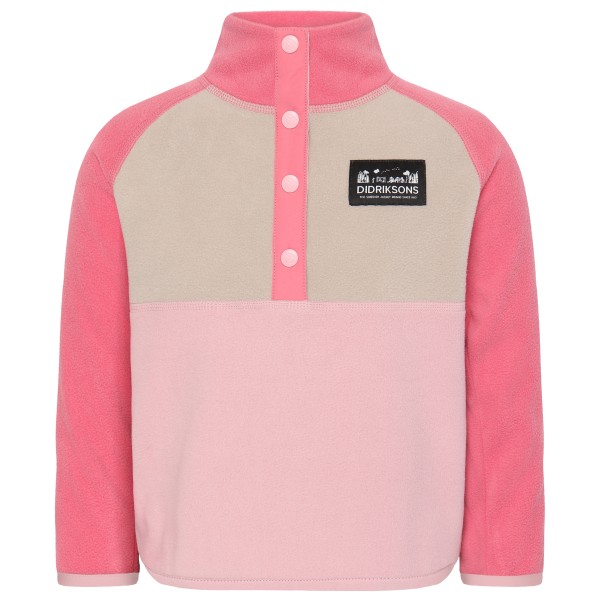 Didriksons - Kid's Monte Half-Buttoned 4 - Fleecepullover Gr 120 rosa Didriksons - Kid's Monte Half-Buttoned 4 - Fleecepullover Gr 120 rosa von Didriksons