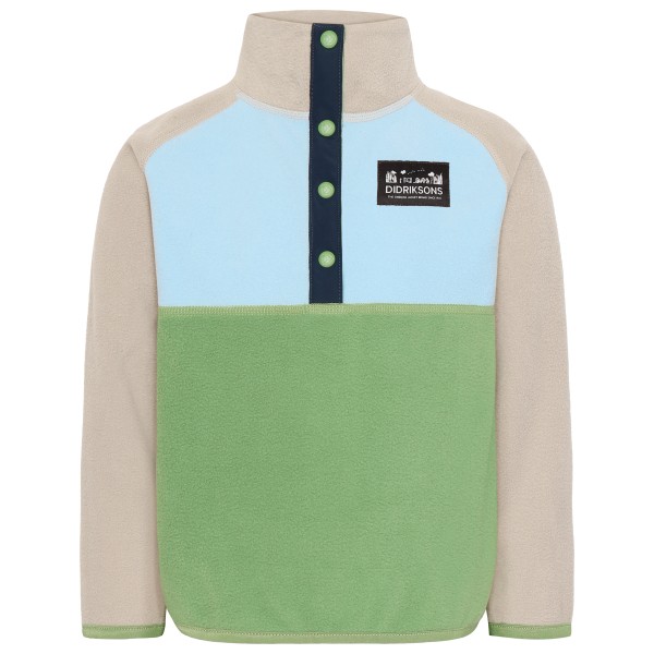 Didriksons - Kid's Monte Half-Buttoned 4 - Fleecepullover Gr 80 grün von Didriksons