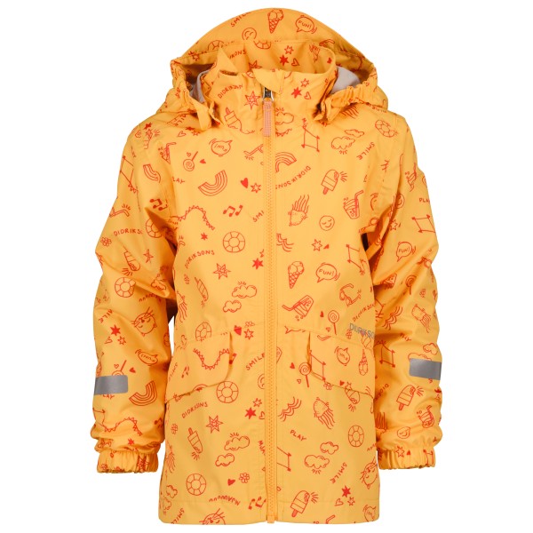 Didriksons - Kid's Norma Jacket 3 - Regenjacke Gr 130 orange von Didriksons