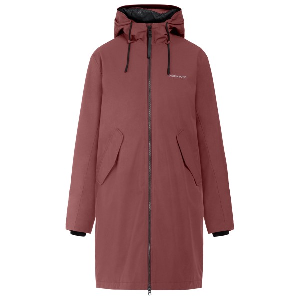 Didriksons - Women's Fia Parka - Mantel Gr 38 braun/rot von Didriksons