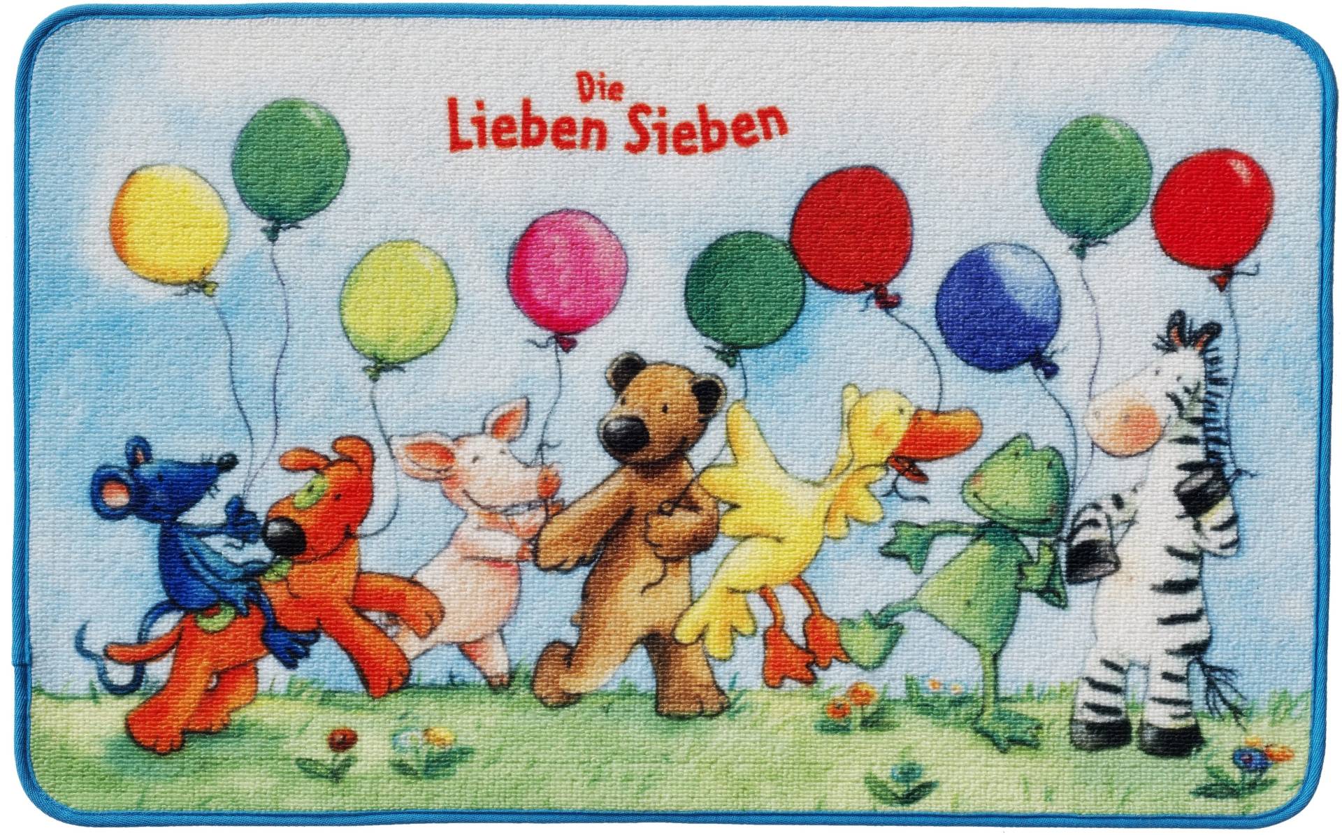 Die Lieben Sieben Fussmatte »LS-204«, rechteckig, Schmutzfangmatte, rutschhemmend beschichtet, Kinderzimmer von Die Lieben Sieben