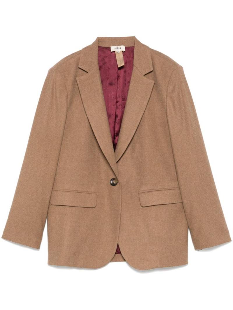 Diega Vouzietino blazer - Brown von Diega