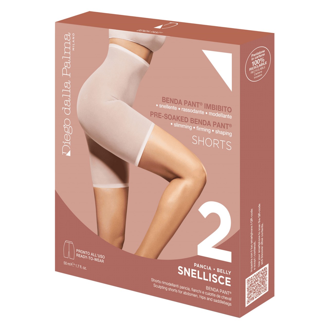 Diego dalla Palma - 2. SNELLISCE BENDA PANT SHORTS Sculpting shorts Diego dalla Palma - 2. SNELLISCE BENDA PANT SHORTS Sculpting shorts von Diego dalla Palma