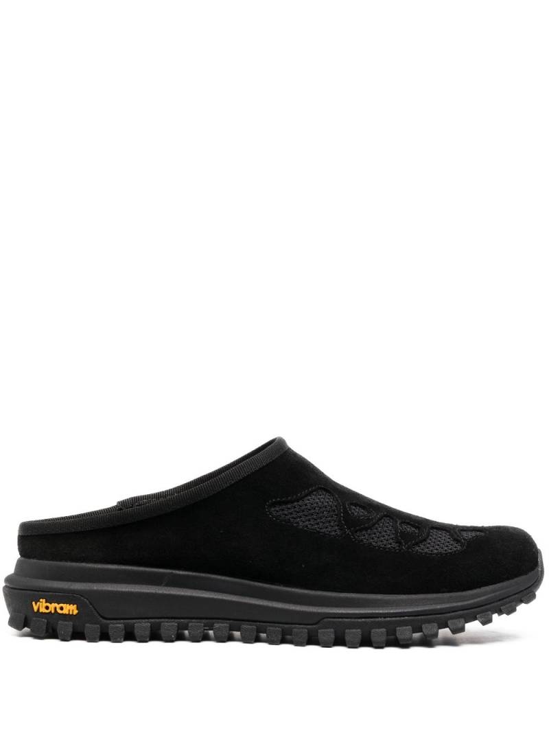 Diemme suede-panelling slides - Black von Diemme