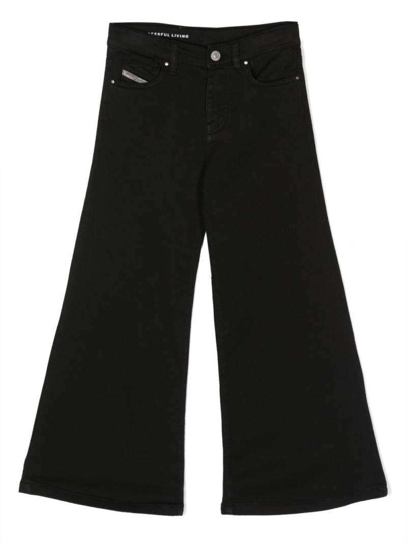 Diesel Kids 1978-J flared jeans - Black von Diesel Kids