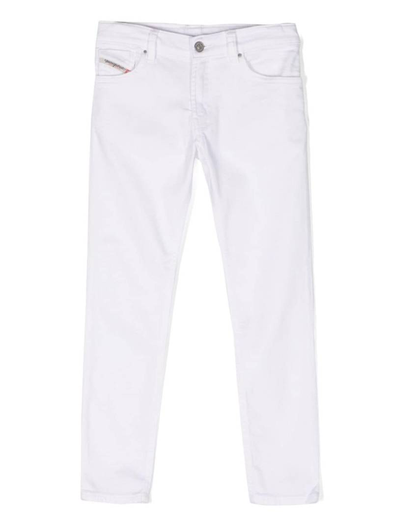 Diesel Kids JoggJeans® 1995 straight-leg jeans - White von Diesel Kids