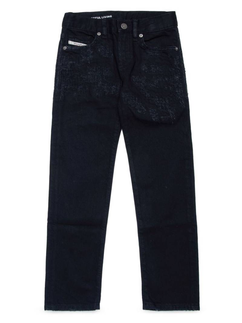 Diesel Kids 2020 D-Viker straight-leg jeans - Black von Diesel Kids