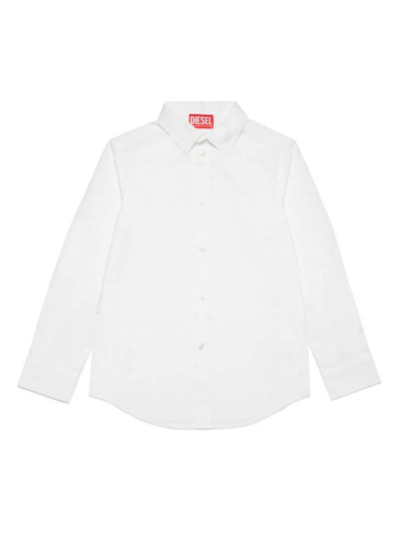 Diesel Kids CPING cotton shirt - White von Diesel Kids