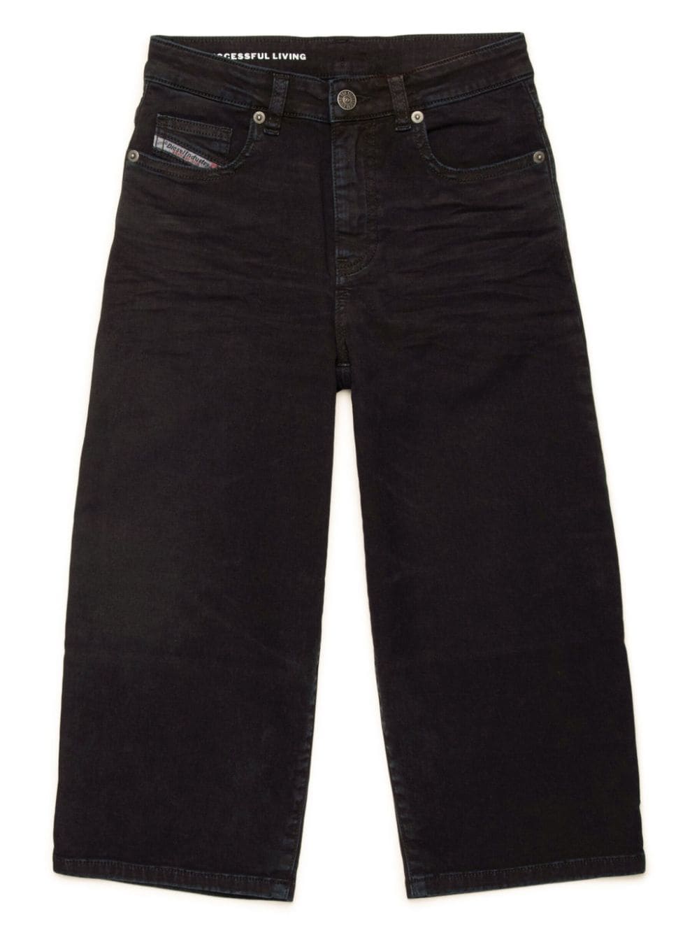 Diesel Kids D- Arrel cotton-blend jeans - Black von Diesel Kids