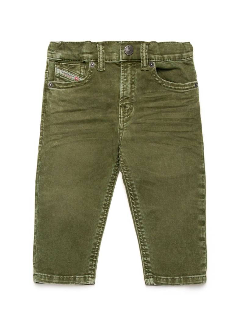 Diesel Kids D-Gale-B mid-rise skinny jeans - Green von Diesel Kids