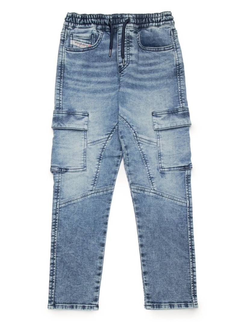 Diesel Kids D-Ursy cargo jeans - Blue von Diesel Kids