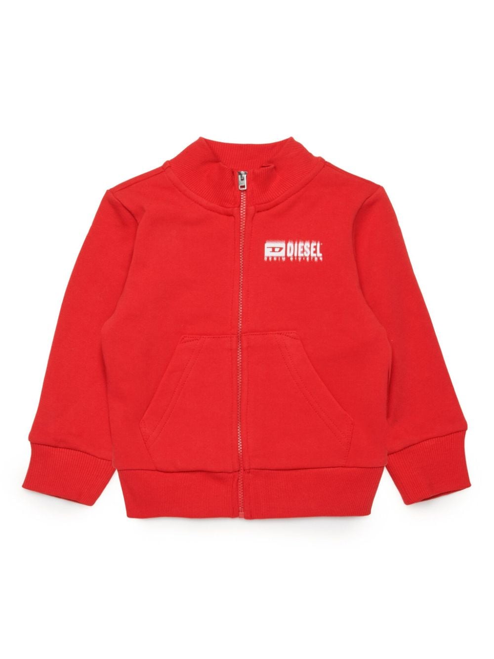 Diesel Kids Degradé-logo cotton sweatshirt - Red von Diesel Kids